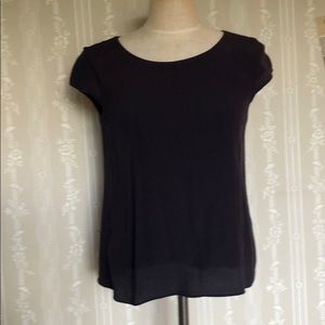 Navy Wilfred short sleeve top XS